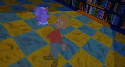 You know that short story Yeah he's adventure - The Pagemaster