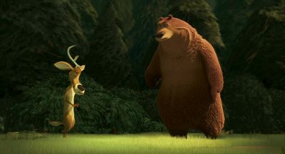 You know we should have a secret handshake - Open Season