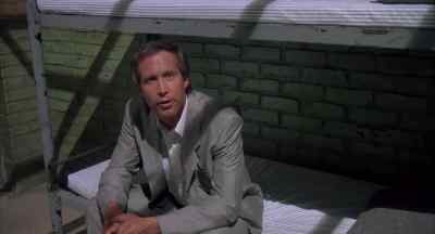 You know, you shouldn't wear so much eye make-up.
It makes you look cheap. - Fletch Lives