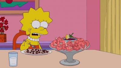 You know... shrimp aren't all
that removed from grasshoppers. - The Simpsons