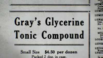 You know, they sold tonics - The Crime of the Century