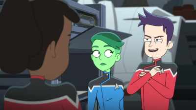 You know, for someone
who claims to hate rank, - Star Trek: Lower Decks