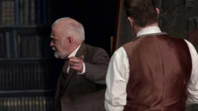 You know sometimes he walks for hours
here in the lobby. - Great British Theatre