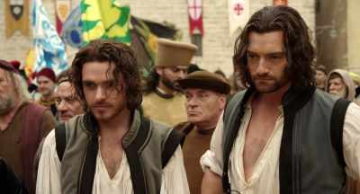 -You know my son, Rinaldo?
-I see the money has arrived. - Medici: Masters of Florence