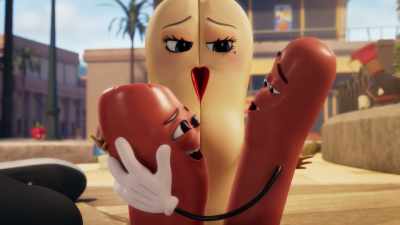 You know,
tearing down our entire belief system - Sausage Party: Foodtopia