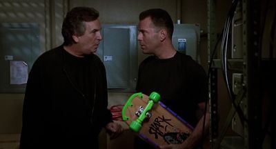 You know the invented something while you were inside It's called a watch - Hudson Hawk