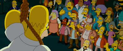 You know, the word "apology"......is tossed around a lot these days, but when it comes from in here... - The Simpsons Movie