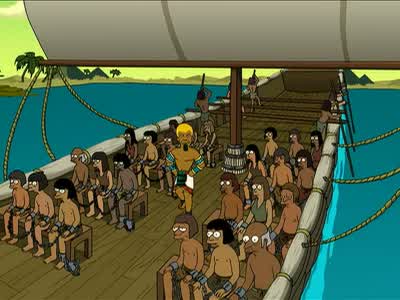 The bad thing about being a slave is they don't pay you or let you goThat's the only thing about being a slave - Futurama