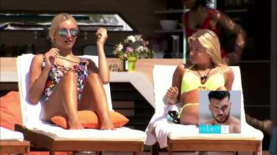 You know, try not to get
hooked too much - Love Island