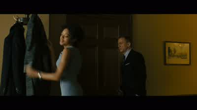 You know we've never formally been introducedWell my name's EveEve MoneypennyWell I look forward to our time together Miss MoneypennyMe too I'm sure we'll have one or two close shaves - Skyfall