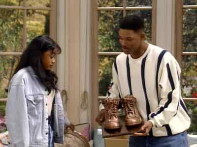 You know what they say about a guy with big feet - The Fresh Prince of Bel-Air