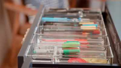 You know what is so funny is
I am so often looking for a pen. - Get Organized with The Home Edit