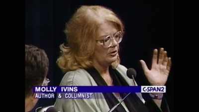 You know what?
This can only happen with people - Raise Hell: The Life & Times of Molly Ivins