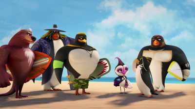 You know what? You should come
over for a backyard luau. - Surf's Up 2: WaveMania