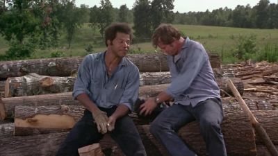 You know if you push that wood any faster - Walking Tall