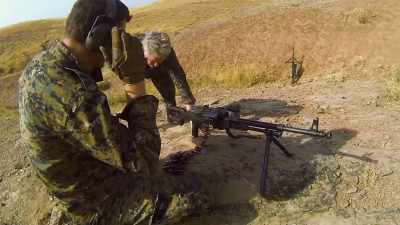 You learned to dismantle the big C machine gun. - Heval