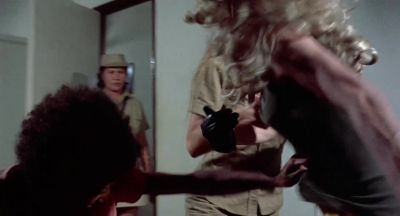 You leave her alone Get the hell outta here - Black Mama White Mama