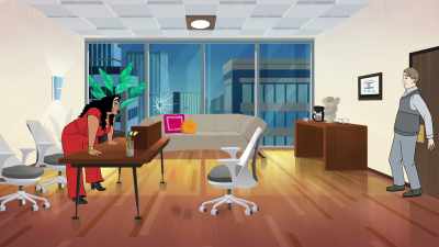 You leave my office, and I
pretend this never happened. - Birdgirl