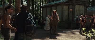 You left the camp. - Percy Jackson &amp; the Olympians: The Lightning Thief