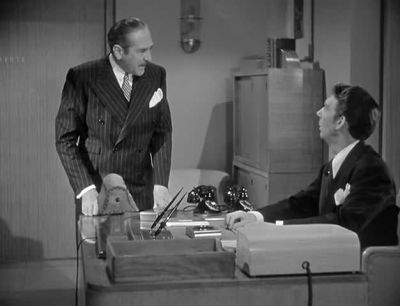 You let that jumping jack in my office - You Were Never Lovelier