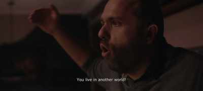 You live in a completely
different world, completely
different. - The Pink Cloud
