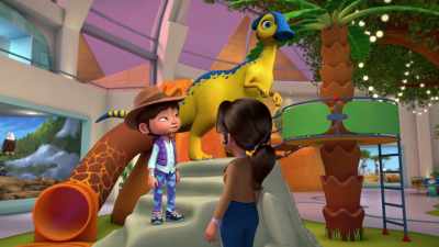 You live in a treehouse
inside a Children's Museum, - Ridley Jones