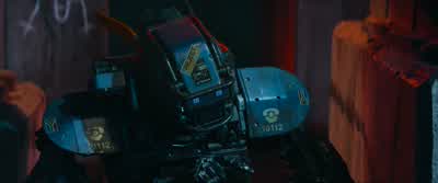 You look so happyLike a little happy chappieThat's it That's your name ChappieNo No no no No his name is not - Chappie