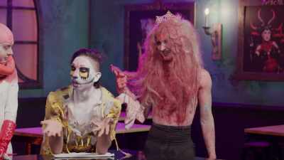 - You look really excited.
[laughs] - The Boulet Brothers' Dragula: Titans