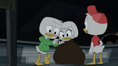 You lure real sharks with chum, - DuckTales