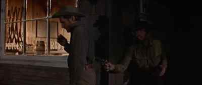 You make one move and you're dead!
Do as I say. - The Sons of Katie Elder
