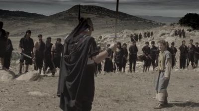 You may come against me with sword and spear - David and Goliath
