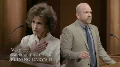 You may leave through
the back door - Gary Busey: Pet Judge