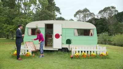 "You may not touch the caravan
or step into it." - Taskmaster