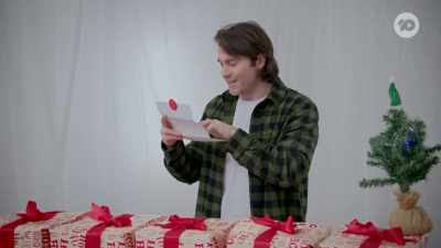 "You may only open
one present at a time." - Taskmaster