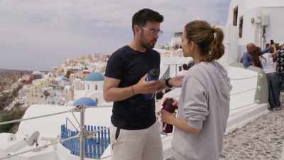 You, me, ceremony on the beach. - Love's Greek to Me