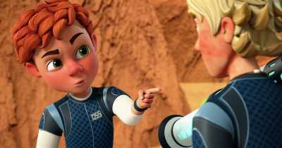 You, me, Sheila
and Mr. Splitter Splatter. - Spy Kids: Mission Critical