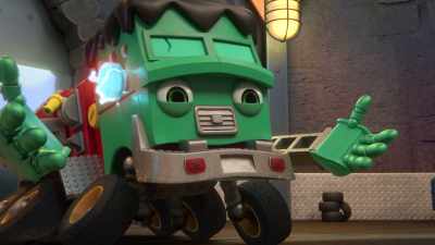 You mean, I can still help,
even when I'm resting? - Mighty Monsterwheelies
