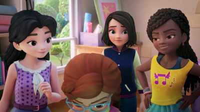 You mean the guy
who has his logo - LEGO Friends: Girls on a Mission