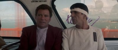 You mean the profanity - Star Trek IV: The Voyage Home