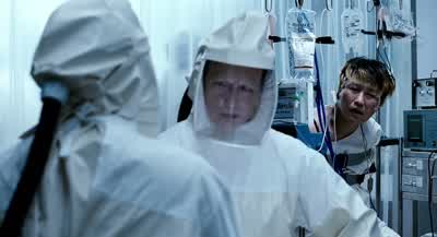 You're talking about a virus that doesn't existMister they said there's no virusSo you should let me go nowMy daughter Hyun seo is under Wonhyo BridgeI need to go quickly Please let me goOkay mister huhYou shitheads You bastardsPlease mister I beg you Let - The Host