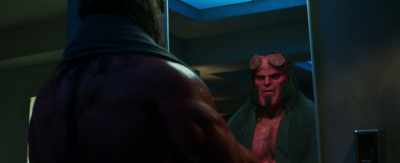 You missed a spot. May I? - Hellboy