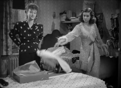 You were modeling girdles for the - Scarlet Street