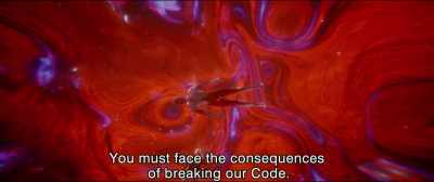 You must face the consequences
of breaking our Code. - Shin Ultraman