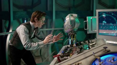 You must patch the telephone device back through the console unit - "Doctor Who" The Time of the Doctor