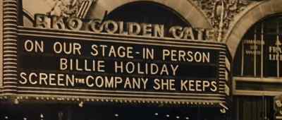 You name it Billie Just like that huh - Lady Sings the Blues