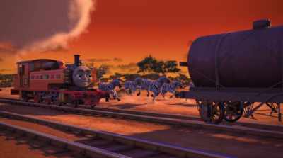 You need to be careful
about animals on the tracks. - Thomas & Friends: Big World! Big Adventures! The Movie