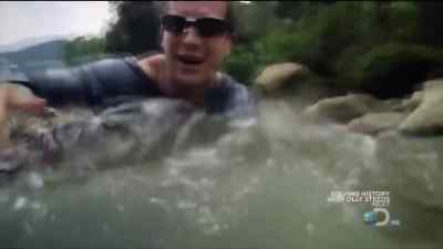 YOU NEED TO GET INTO THIS EDDY. - Man vs. Wild