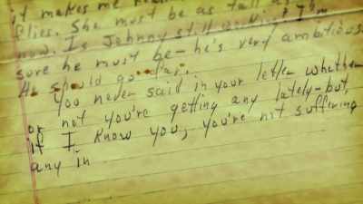 You never said in your letter
whether or not - The Lady and the Dale