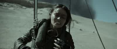 Ugh. You okay? Get my knife. It's in my left boot. - Terminator Salvation
