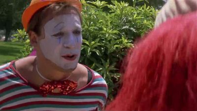You only pick on us 'cause we're artists - Shakes the Clown